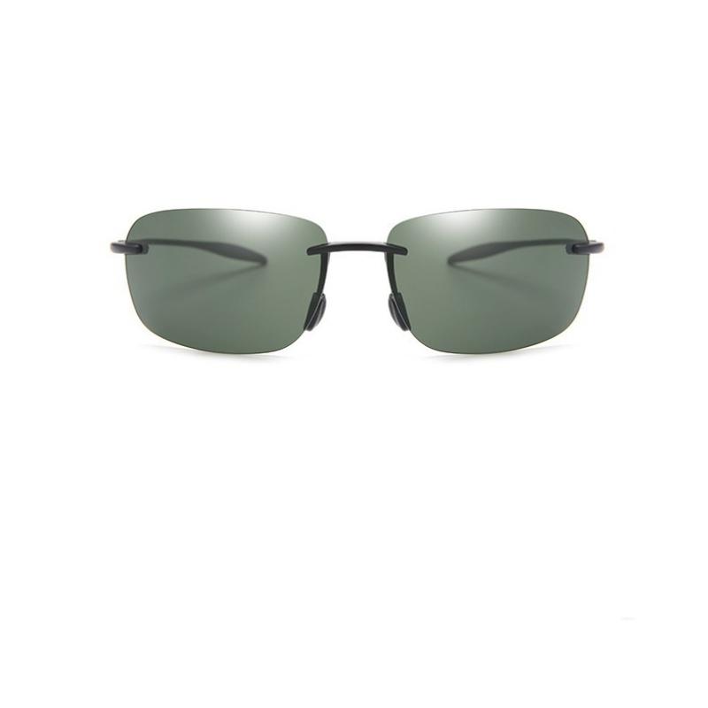 Classic Sports Rimless Sunglasses Men Women Male Driving Golf Rectangle Ultralight Frame Sun Glasses UV400