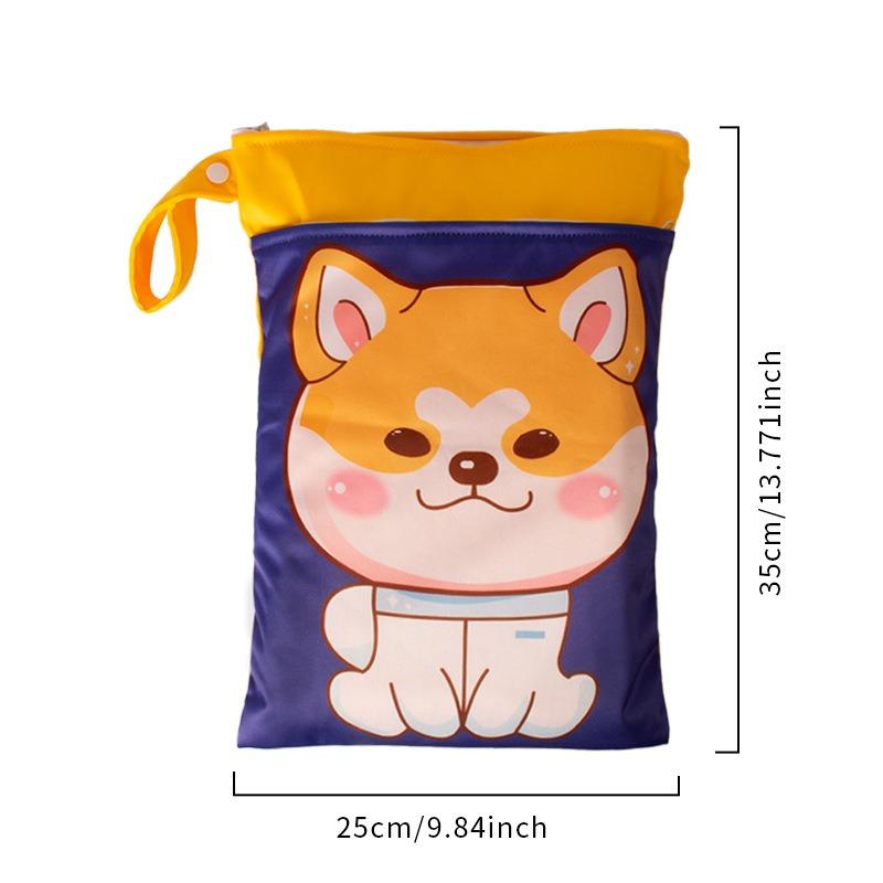 

Cartoon Storage Bag Multi-Functional Waterproof Zipper Organizer | Cute Home Storage for Clothes Ideal for Household Use