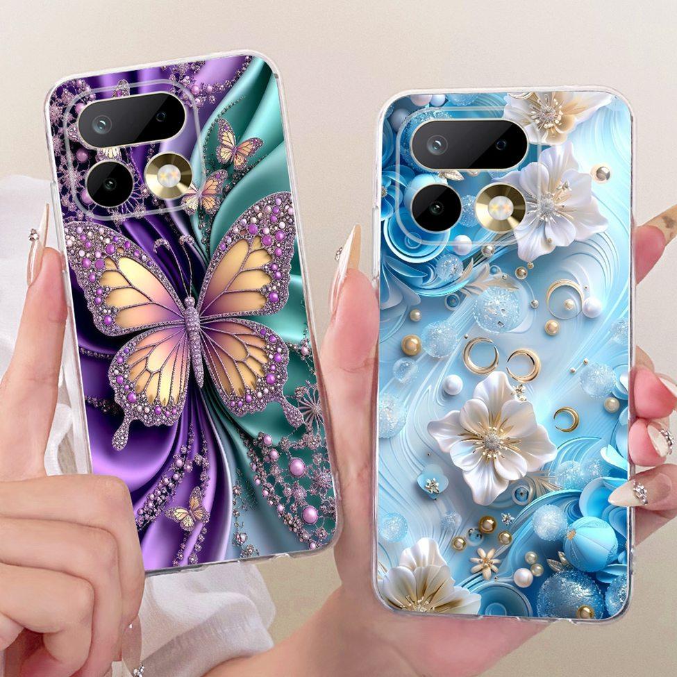 6.78'' For Realme 16Pro RMX5121 RMX5120 Case For Realme 16 Pro Cover Fashion Butterfly Cute Cat Cool Painted Soft Phone Casing