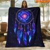 1pc 2D Flat Printing Spring And Summer New Arrival Starry Sky Theme Pattern Digital Print Blanket, Throw Blanket, Soft And Comfortable 100% Fiber, All
