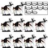 Military Building Blocks Solider Knights Figures Gifts Equipments Accessories Mount Medieval Ancient Warhorse Saddle Horse Rope