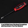 Double Purpose Screwdriver And Handheld Voltage Detector With Auto Shut Off Feature Suitable For Safe Electrical Testing