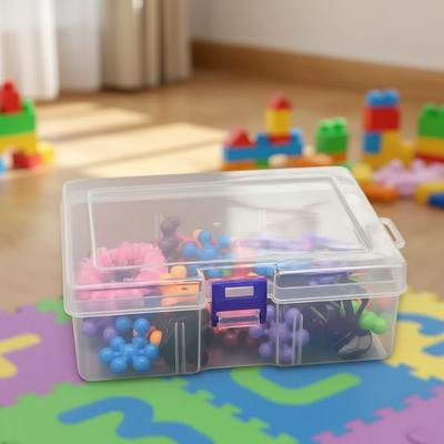 Transparent Plastic Hair Accessory Storage Box for Jewelry Cosmetic  Jewelry Box Storage Organizer