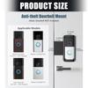 Universal Doorbell Mounting Bracket with Not Theft Design & Easy Installation Metal Doorbell Holder for Video Doorbells