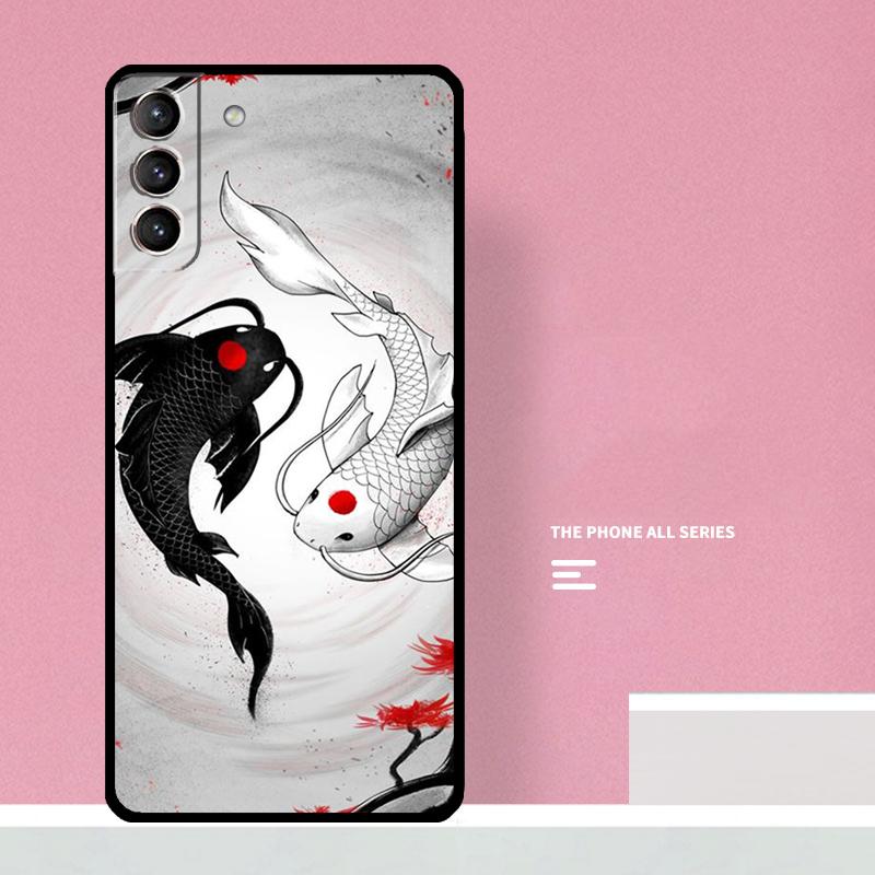 Koi Fish Carp Phone Case For Samsung Galaxy S25 S26 Ultra S20 S21 S22 S23 S24 Plus S10 S25 FE Cover Coque