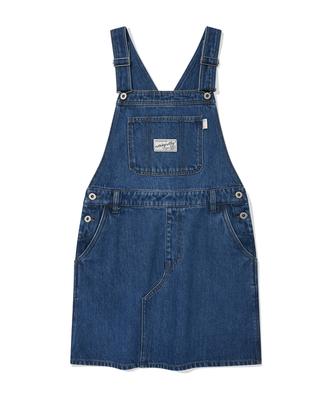 WACKY WILLY Damen Denim Latzrock Blau