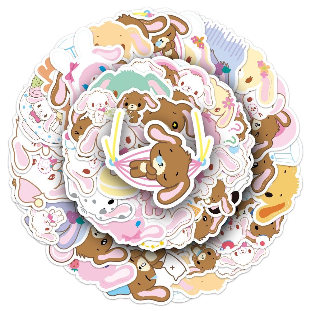 50Pcs Sugarbunnies Stickers Luggage Water Cup Stationery Mobile Phone Car Scooter Laptop Refrigerator Decoration Diy Decals