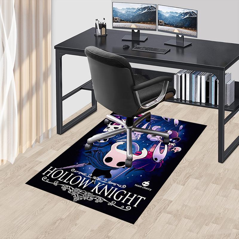 1pc Hollow Knights Journey Carpet for Playroom Bedroom Living Room Sofa Home Decor,kids Game Area Rug Non-slip Floor Mat Y8261