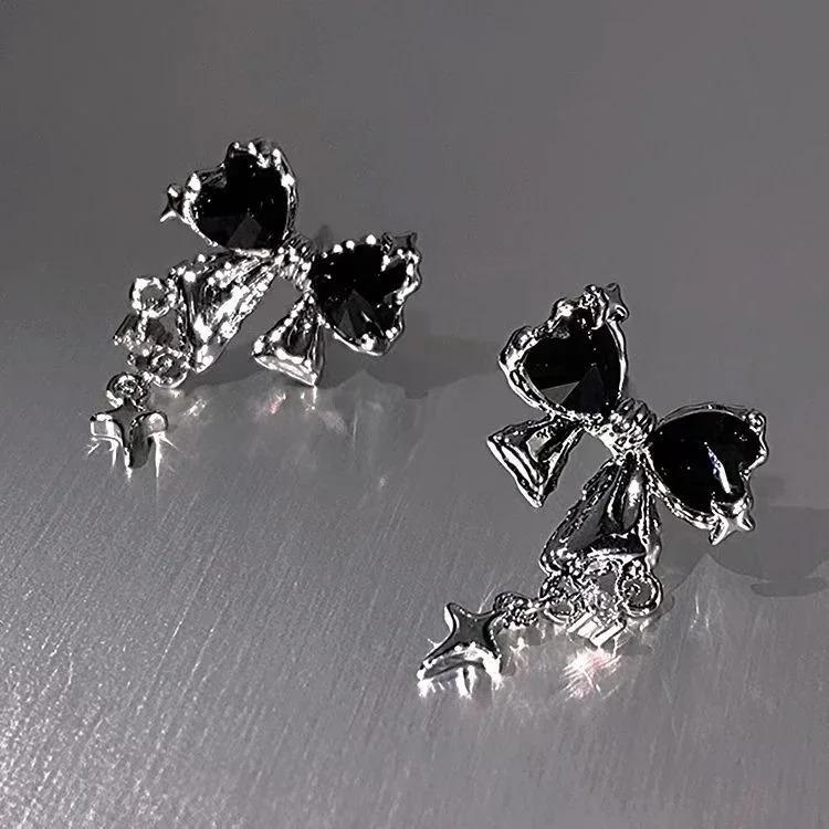 Enamel Butterfly Zircon Animal Stud Earrings for Women Girl New Trend Girl Korean Love Aesthetic Daily Life Minimalist Jewelry