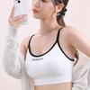 Girls Bras String Simple Underwear Bras with Pad Women Bra High Elastic Backless Bras M / L