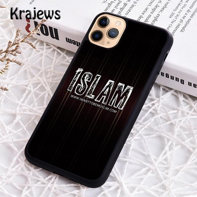 Krajews Islamic Muslim Soft Phone Case Cover For iPhone 17 Air 16 15 14 plus 11 12 13 pro max coque Shell Fundas