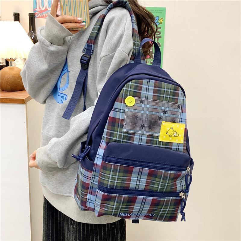 Schoolbag cute small fresh simple backpack new light casual versatile sweet backpack light commuter student bag
