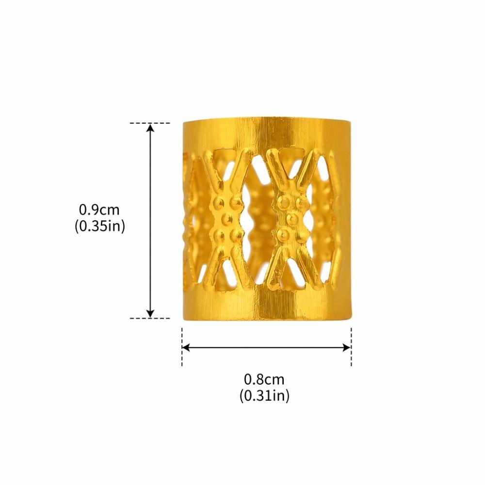 Durable Hair Braid Beads Fashion Hair Decoration Rings Braiding Hair Accessories Beauty Decoration