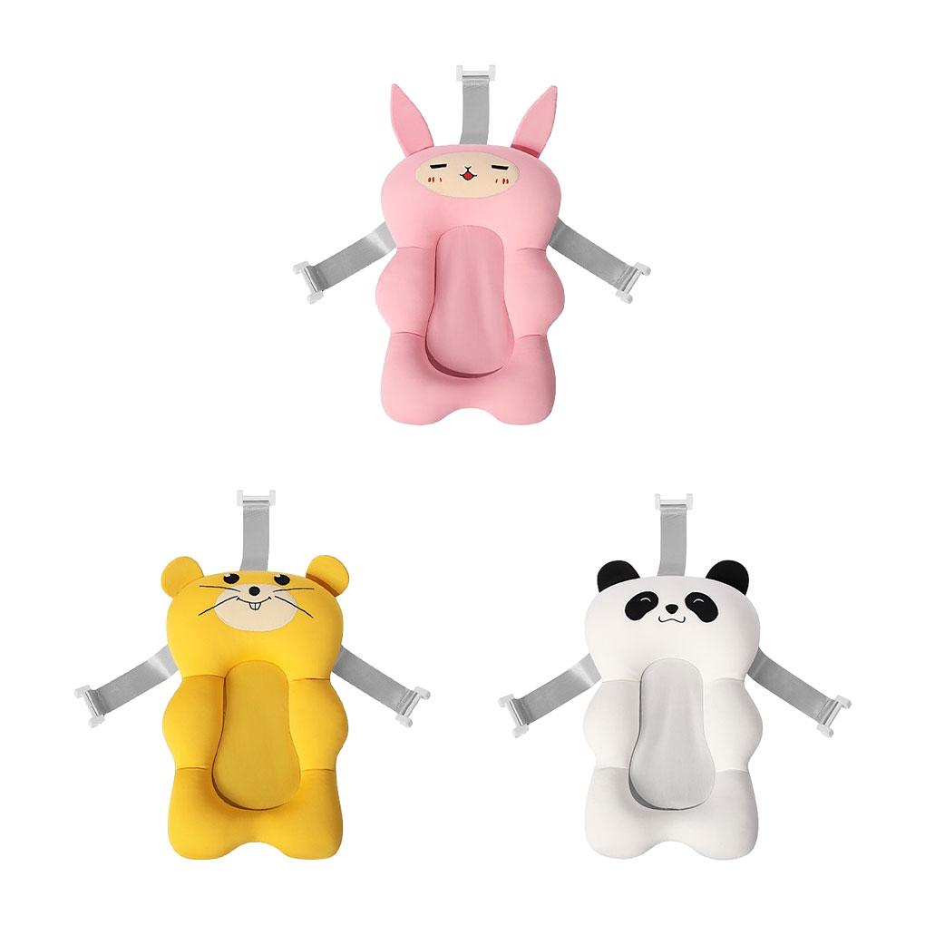 WUUISDNX Newborn Bath Anti-slide Cushion Seat Soft And Comfortable Bath Pillow For Baby S Safety Soft Comfortable Bath Pillow, White