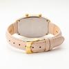 Salvatore Marra Dual Time Unisex Leather Belt SM23107-GDWH/BE Wrist Watch