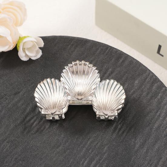 Hair Claw Oceanic Design Back Head Hair Clip with Shells Starfish Conch Pattern Multi-Purpose Hair Accessories