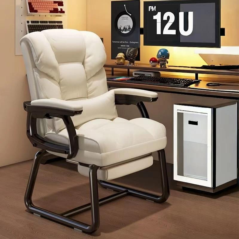 Comfortable Reclinable Cadeira De EscritóRio Long-Sitting Without Fatigue Ergonomic Chairs Home-Use Backrest Gaming Chair