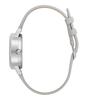 Authorized Dealer Olivia Burton Watch 24000223 3D Flower Midi Silver White Earl Grey Leather [OLIVIA BURTON] Women's