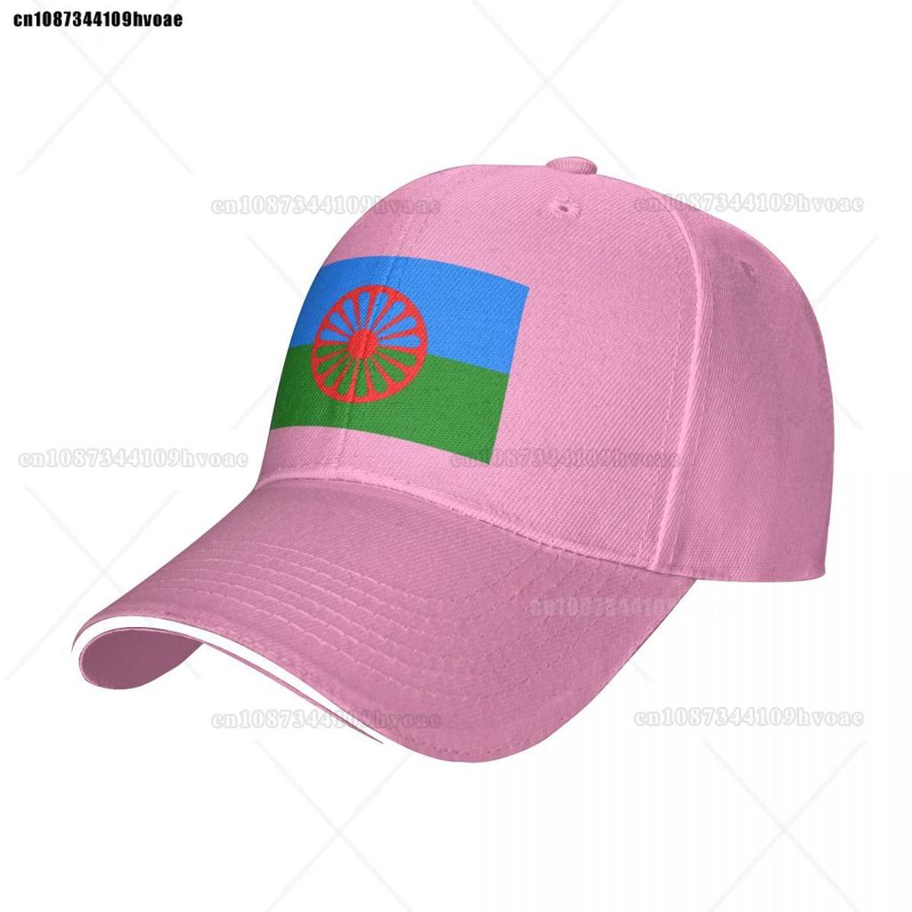 Flag Of The Romani People Baseball Cap Flag Art Female Male Custom Trucker Hat Summer Casual Kpop Adjustable Baseball Caps