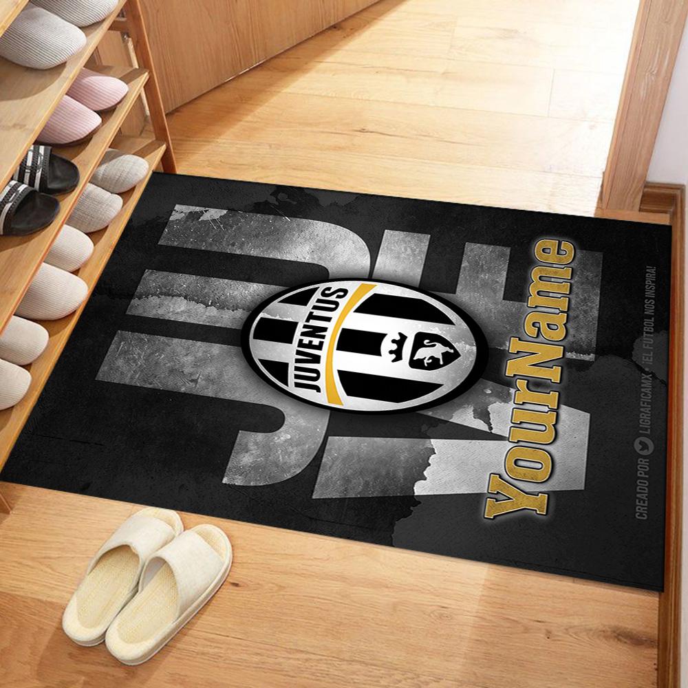 Juventus Customized Name Area Rug Suitable for Bedrooms Study room Dining Room Kitchen Antislip Carpet Anime Office Decor Spiritual Gift