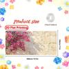 2D Bougainvillea Stone Wall Garage Door Cover Mediterranean Floral Banner