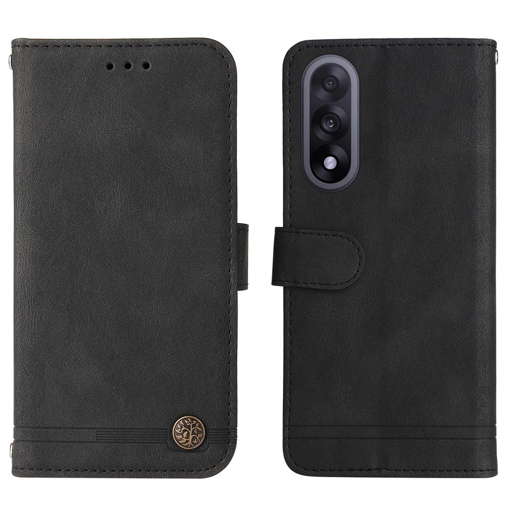 For OnePlus Ace 5 Ultra 5G/OnePlus Nord 5 5G Leather Wallet Cases Skin Touch Phone Cover Stand with Strap