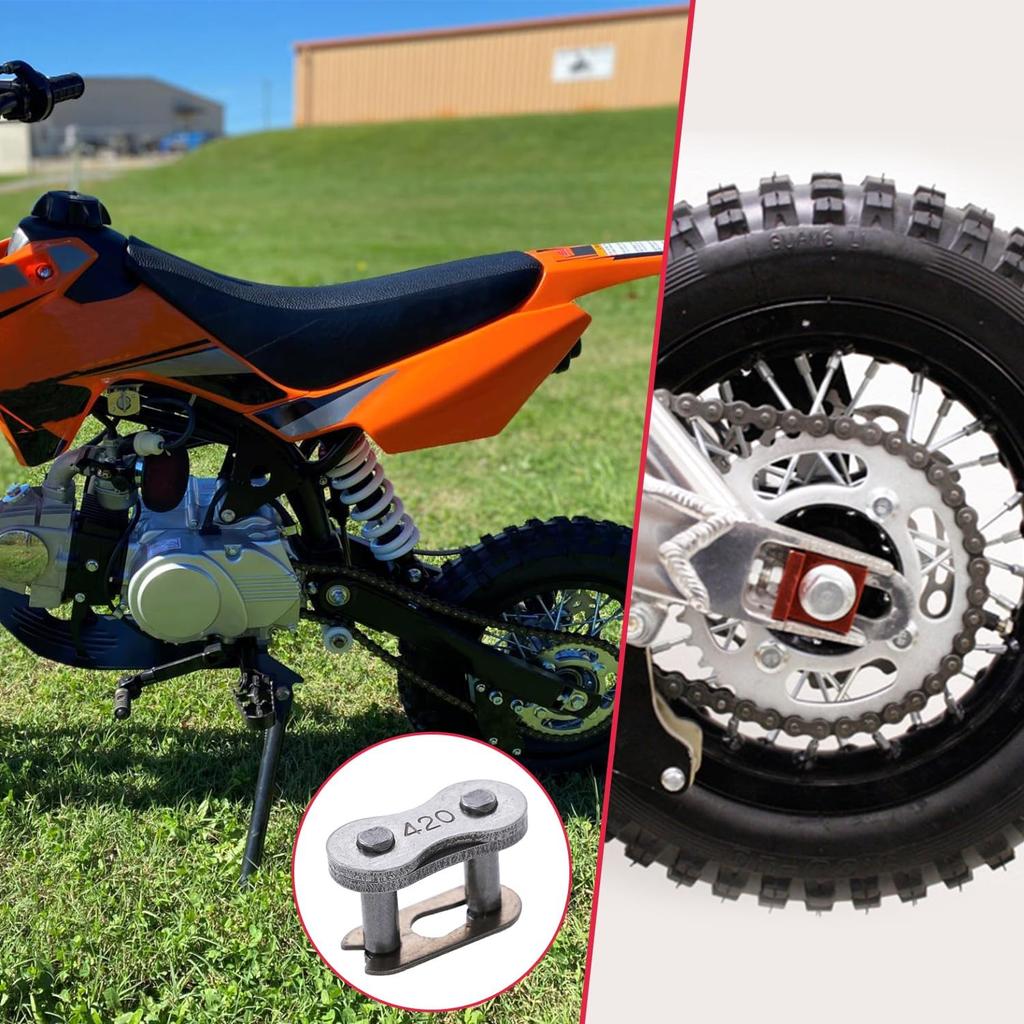 KAMIER 420 Chain Master Connect Link Breaker For Coleman CT200U BT200X Baja 196 212Cc Mini Bike Go Kart TaoTao Coolster Ice Bear Suzuki SSR TTR CRF