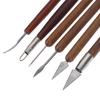 6Pcs Clay Sculpting Wax Carving Pottery Tools Modeling Assorted Pottery Tools