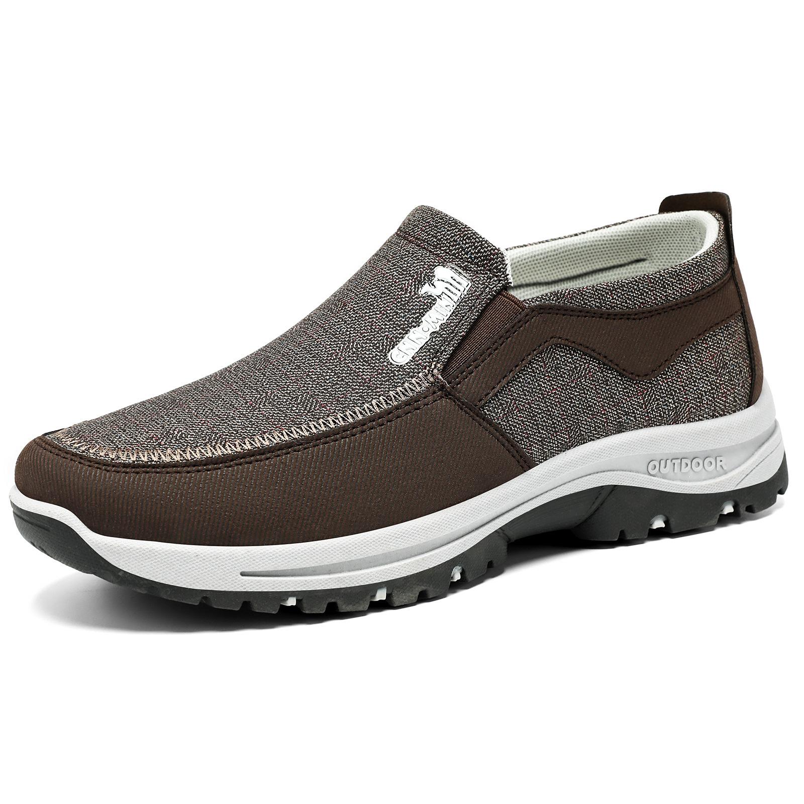 

Обувь Мужская обувь для ходьбы Большой размер Мягкая подошва Повседневная обувь На одной педали Обувь для папы Дышащая и не вызывающая запаха ног Одинарная обувь Универсальная мужская обувь 45