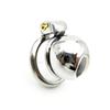 Metal Chastity Cage Stainless Steel Chastity Cage BDSM Anti-shedding Restraint Control Cock Ring Erotic Sex Toys For Men Gay