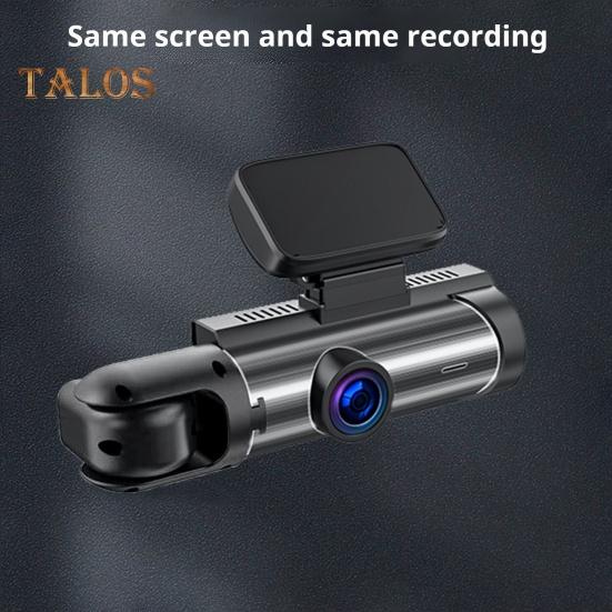 1080P Dash Cam Driving Recorder with Night Vision Loop Recording Wide-Angle Universal Easy to Install Dual Camera Dash Cam