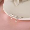 Stylish Zircon Water Drop Pearl Earrings: Elegant & Versatile Women's Design
