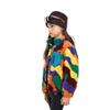 Balabala Kids' Unisex Reversible Fleece-Lined Colorblock Jacket