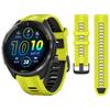 Correa de silicona deportiva bicolor Para Garmin Forerunner 965 955 Solar 945 935 745 Pulsera de repuesto para reloj 22 mm Pulsera