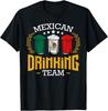 Beer Mexican Drinking Team Mexico Flag Funny Beer Pub Party T-Shirt Unisex T-Shirt