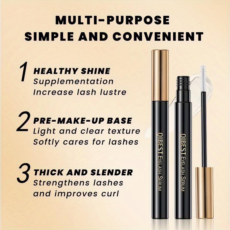 Set di mascara + eyeliner + siero per ciglia + crema per sopracciglia, set per il trucco degli occhi e delle sopracciglia, anti-sudore, non facile da togliere, trucco naturale per gli occhi a lunga durata