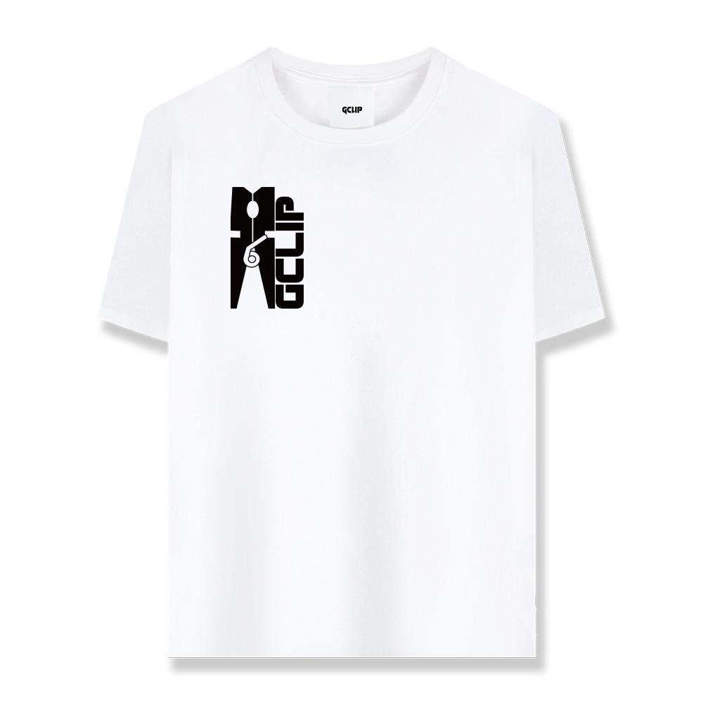 Jikeulib Straight Clip Oversized Short Sleeve T-Shirt (Type A)