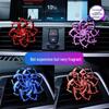 Spider Snowflake Car Vent Air Freshener - Long-lasting Light Scent Aroma Balm Odor Eliminator