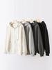 Unisex 320g Cotton Zipper Hooded Cardigan - Trendy Autumn Casual Top