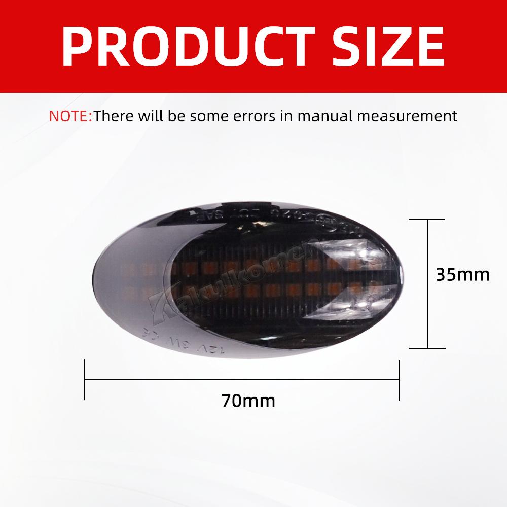 2pcs Dynamic LED Side Marker Turn Signal Lights Indicator Amber Repeater Car Lights For Suzuki Swift Jimmy Vitara SX4