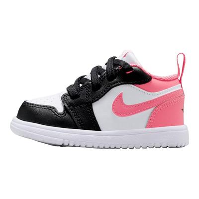 Tênis Bebê Air 1 Low Alt TD Preto Branco Rosa Rosa-Gaze DR9747-025