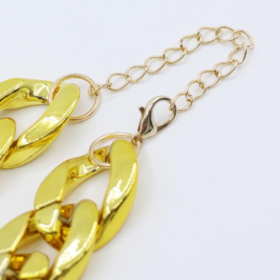 Pet Sunglasses Dog Necklace Adjustable Golden Chain UV Protection Sunglasses Dress-up Accessories