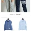 Unisex Cotton Woven Stripe Hooded Zip-Up Sweatshirt With 4-Stripe Detail Regular Fit Casual Daily Wear