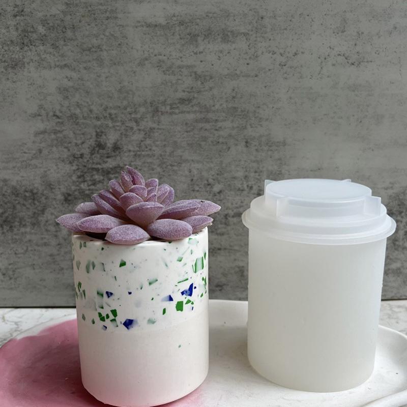 Storage Sealed Bottle Mold Jewelry Ring Box Mold Suitable for Soap Candle Holder Flower Pot Craft Diy Home Decoration