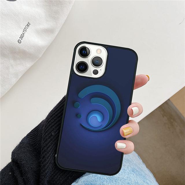 

Genshin Impact Elements Phone Case Cover For iPhone 17 Air 15 16 16e 13 14 12 11 Pro Max Coque For Apple Plus fundas iPhone 11pro max