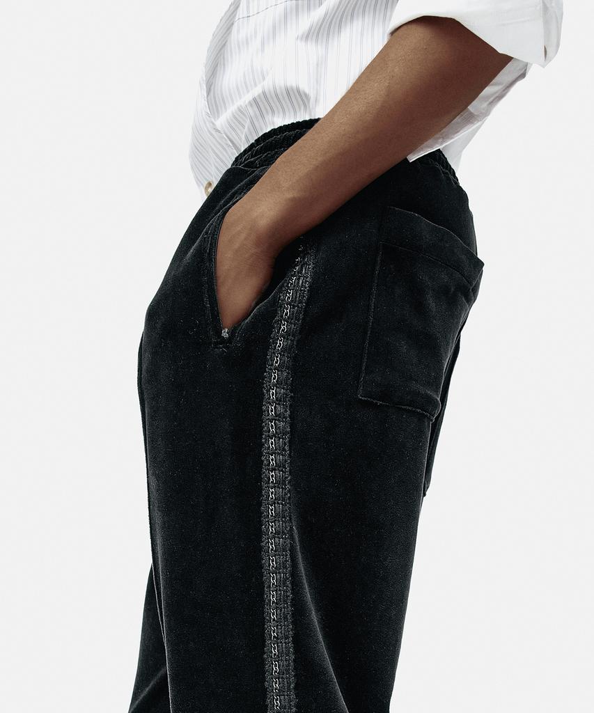 ADSB ANDERSSON BELL Unisex Velvet Track Pants Apa854U(Black)