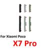 For Xiaomi Poco X7 Pro Phone Power Volume Button On Off Up Down External Side Key Internal Flex Cable Repair Parts Black Green 5