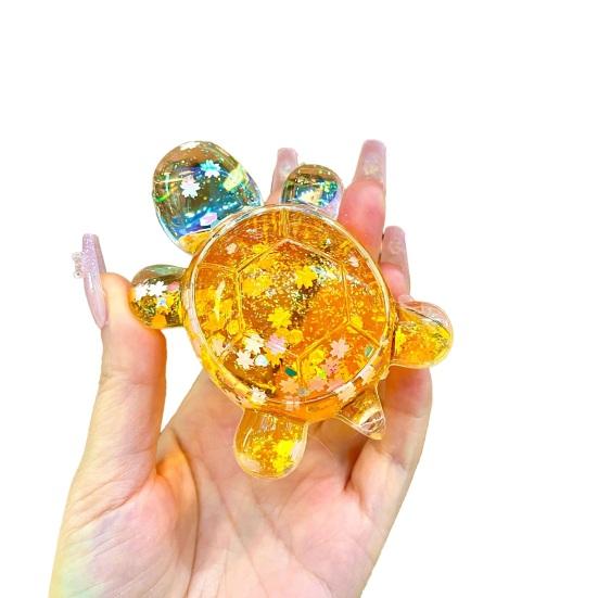 Turtle Ornament Lightweight Glow in Dark Shiny Turtle Figurine 30 Minutes After Light Exposure Glowing Statue Keychains Home Decor