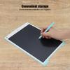 12in LCD Hand Writing Pad Eye Protection Children Drawing Electronic Tablet Board with Pen(Blue(with Lock Key) )