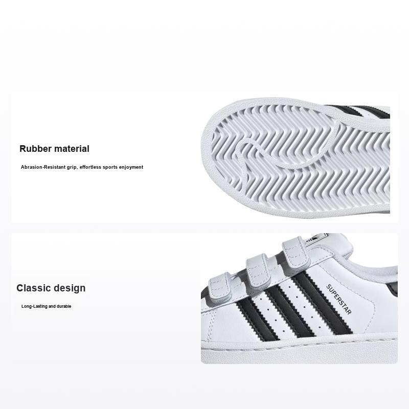 adidas Superstar 2 Comfort Closure K Cloud White Core Black Детские кроссовки JI3988 34